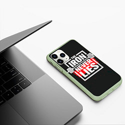 Чехол iPhone 11 Pro матовый The iron never lies, цвет: 3D-салатовый — фото 2