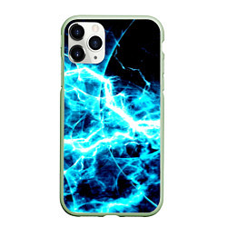 Чехол iPhone 11 Pro матовый Energy, цвет: 3D-салатовый