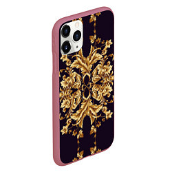 Чехол iPhone 11 Pro матовый Style, цвет: 3D-малиновый — фото 2