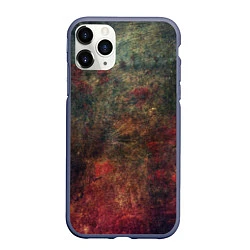 Чехол iPhone 11 Pro матовый Металлические краски, цвет: 3D-серый