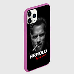 Чехол iPhone 11 Pro матовый Arnold forever, цвет: 3D-фиолетовый — фото 2