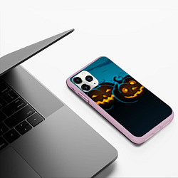 Чехол iPhone 11 Pro матовый Halloween3, цвет: 3D-розовый — фото 2