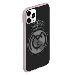 Чехол iPhone 11 Pro матовый Real Madrid, цвет: 3D-розовый — фото 2