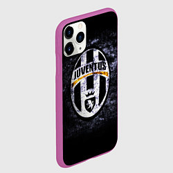 Чехол iPhone 11 Pro матовый Juventus: shadows, цвет: 3D-фиолетовый — фото 2