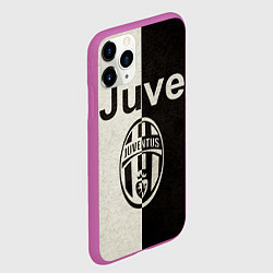 Чехол iPhone 11 Pro матовый Juventus6, цвет: 3D-фиолетовый — фото 2
