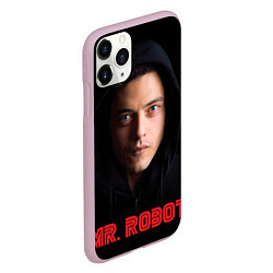 Чехол iPhone 11 Pro матовый Mr. Robot, цвет: 3D-розовый — фото 2