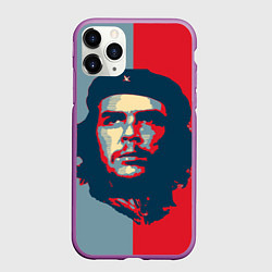 Чехол iPhone 11 Pro матовый Che Guevara, цвет: 3D-фиолетовый