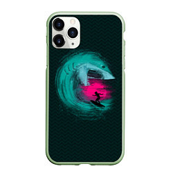 Чехол iPhone 11 Pro матовый Shark Vortex