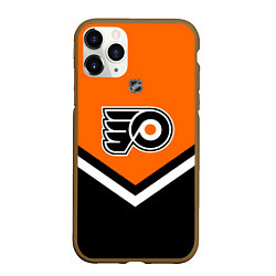 Чехол iPhone 11 Pro матовый NHL: Philadelphia Flyers