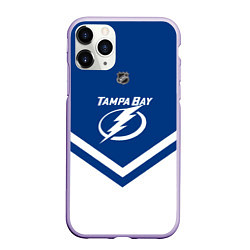 Чехол iPhone 11 Pro матовый NHL: Tampa Bay Lightning