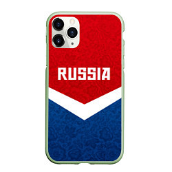 Чехол iPhone 11 Pro матовый Russia Team