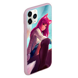 Чехол iPhone 11 Pro матовый Cute, цвет: 3D-розовый — фото 2