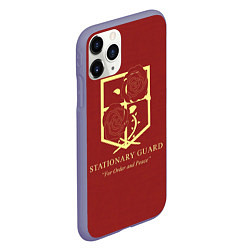 Чехол iPhone 11 Pro матовый Rose, цвет: 3D-серый — фото 2