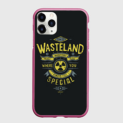 Чехол iPhone 11 Pro матовый Come to Wasteland, цвет: 3D-малиновый