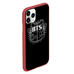 Чехол iPhone 11 Pro матовый BTS: Taehyung, цвет: 3D-красный — фото 2