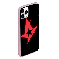 Чехол iPhone 11 Pro матовый Astralis: Black collection, цвет: 3D-розовый — фото 2