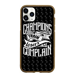 Чехол iPhone 11 Pro матовый Champions Train