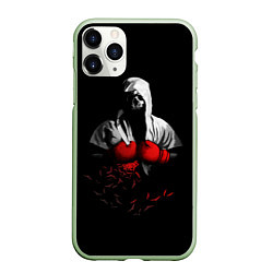 Чехол iPhone 11 Pro матовый Мертвый боксер