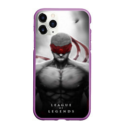 Чехол iPhone 11 Pro матовый Ли Син, цвет: 3D-фиолетовый