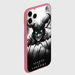 Чехол iPhone 11 Pro матовый Shaco, цвет: 3D-малиновый — фото 2