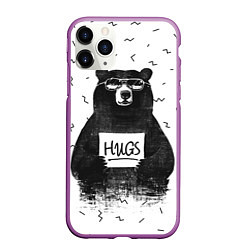 Чехол iPhone 11 Pro матовый Bear Hugs