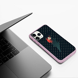 Чехол iPhone 11 Pro матовый Dark Force, цвет: 3D-розовый — фото 2