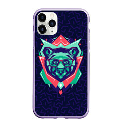 Чехол iPhone 11 Pro матовый Hipster Bear