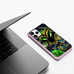 Чехол iPhone 11 Pro матовый Вейгар, цвет: 3D-розовый — фото 2