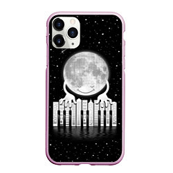 Чехол iPhone 11 Pro матовый Лунная мелодия, цвет: 3D-розовый