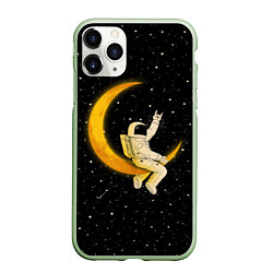 Чехол iPhone 11 Pro матовый Лунный наездник