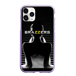 Чехол iPhone 11 Pro матовый Brazzers - контрсвет, цвет: 3D-светло-сиреневый