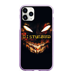 Чехол iPhone 11 Pro матовый Disturbed Demon, цвет: 3D-сиреневый