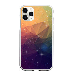 Чехол iPhone 11 Pro матовый Polygon Star, цвет: 3D-белый