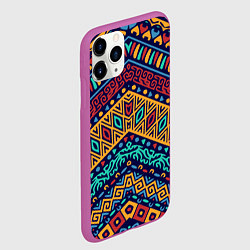 Чехол iPhone 11 Pro матовый Африка, цвет: 3D-фиолетовый — фото 2