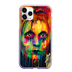 Чехол iPhone 11 Pro матовый Face art