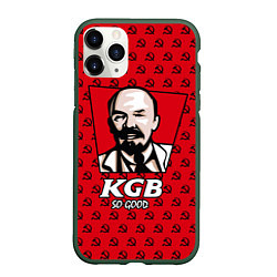 Чехол iPhone 11 Pro матовый KGB: So Good, цвет: 3D-темно-зеленый