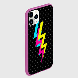 Чехол iPhone 11 Pro матовый Electrico, цвет: 3D-фиолетовый — фото 2