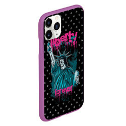 Чехол iPhone 11 Pro матовый Liberty Forever, цвет: 3D-фиолетовый — фото 2