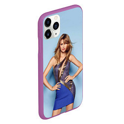 Чехол iPhone 11 Pro матовый Taylor Swift, цвет: 3D-фиолетовый — фото 2
