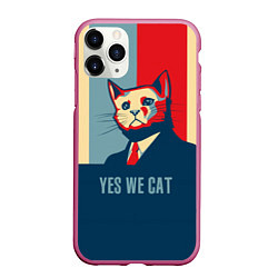 Чехол iPhone 11 Pro матовый Yes we CAT