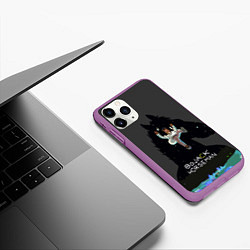 Чехол iPhone 11 Pro матовый Bojack Horseman, цвет: 3D-фиолетовый — фото 2