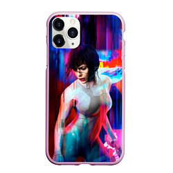 Чехол iPhone 11 Pro матовый Ghost In The Shell 13, цвет: 3D-розовый