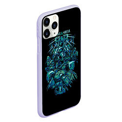 Чехол iPhone 11 Pro матовый Ghost In The Shell 7, цвет: 3D-светло-сиреневый — фото 2