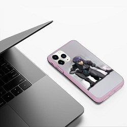Чехол iPhone 11 Pro матовый Ghost In The Shell 5, цвет: 3D-розовый — фото 2