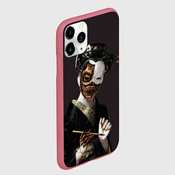 Чехол iPhone 11 Pro матовый Ghost In The Shell 1, цвет: 3D-малиновый — фото 2