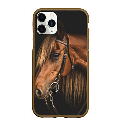 Чехол iPhone 11 Pro матовый Взгляд коня