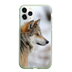 Чехол iPhone 11 Pro матовый Хозяин леса, цвет: 3D-салатовый