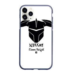 Чехол iPhone 11 Pro матовый Nessaj: Chaos Knight, цвет: 3D-серый