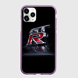Чехол iPhone 11 Pro матовый Nissan Gtr - sports car