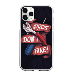 Чехол iPhone 11 Pro матовый Don`t Fake